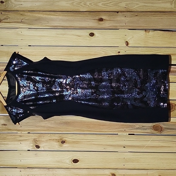 Ted Baker Camouflage Sequin Dress - Picture 2 of 10